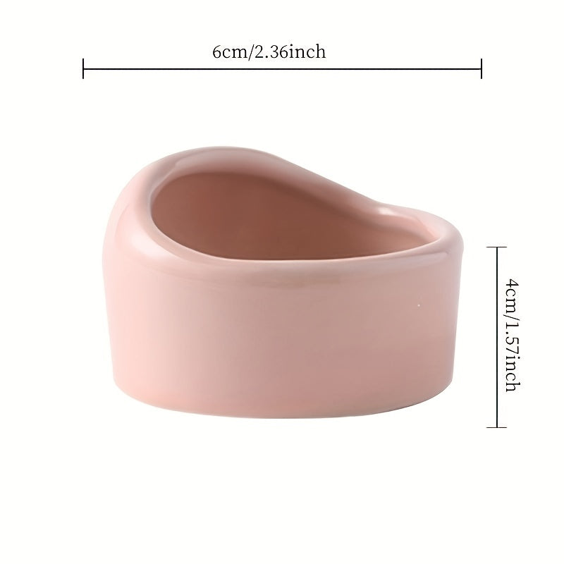 Hamster Food Basin Anti flip Pet Bowl Small Animal Supplies