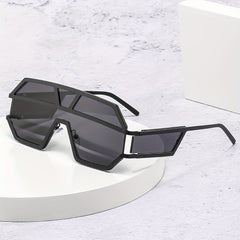 Men's Grid Metal Casual Sunglasses