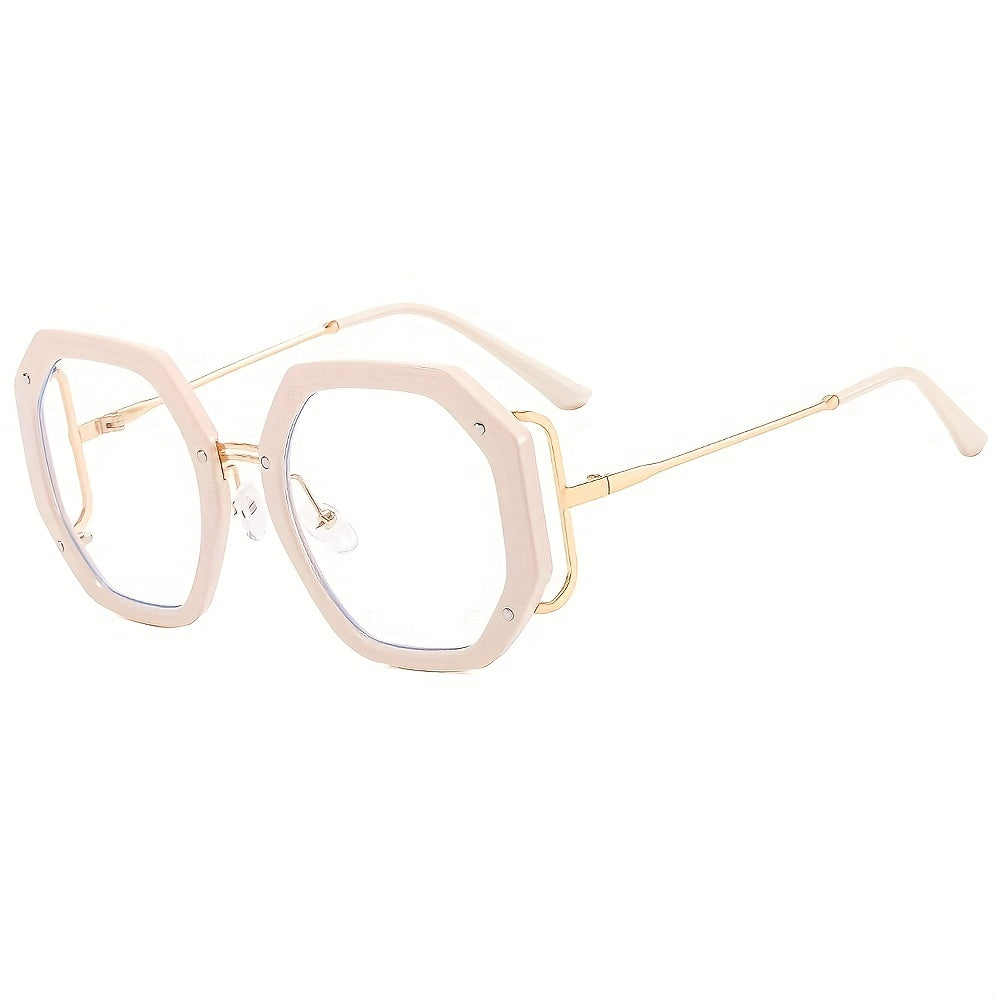 Polygonal Frame Anti Light Men's Glasses