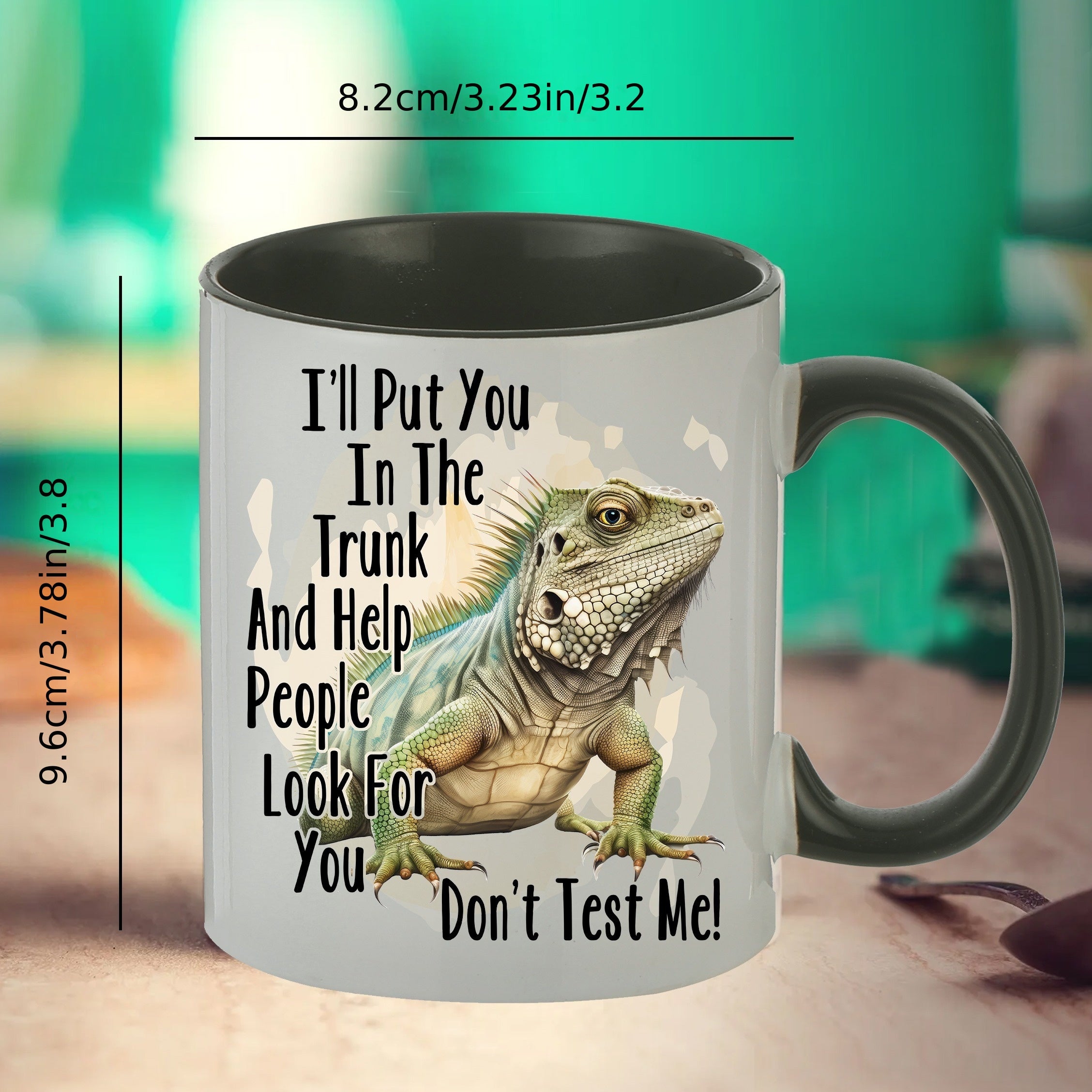Crocodile Ceramic Mug 11oz Coffee Cup Gift For Mom Friends