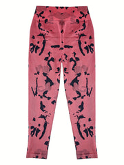 Camouflage Print High Waist Yoga Leggings Women's Activewear