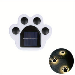 4pcs LED Solar Lawn Lights Outdoor Waterproof Buried Lights Bear Cat Paw