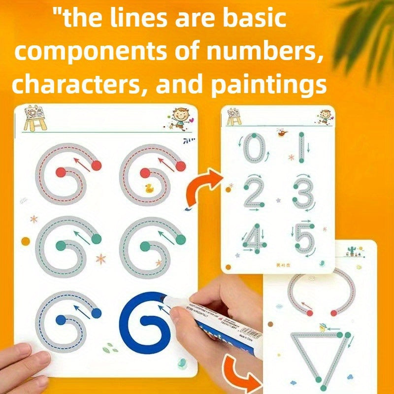 Reusable Kids' Pen Control Exercise Book