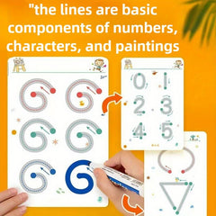 Reusable Kids' Pen Control Exercise Book