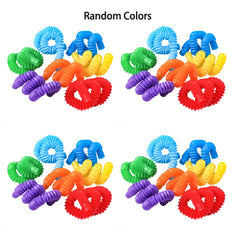 DIY Elastic Tube Toys in Random Colors Stretchable and Colorful for Kids Parties