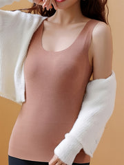 Soft Thermal Underwear Sleeveless Top Women's Lingerie