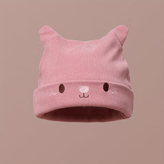 Knitted Beanie Hat Cartoon Rabbit Ears Warm Hat