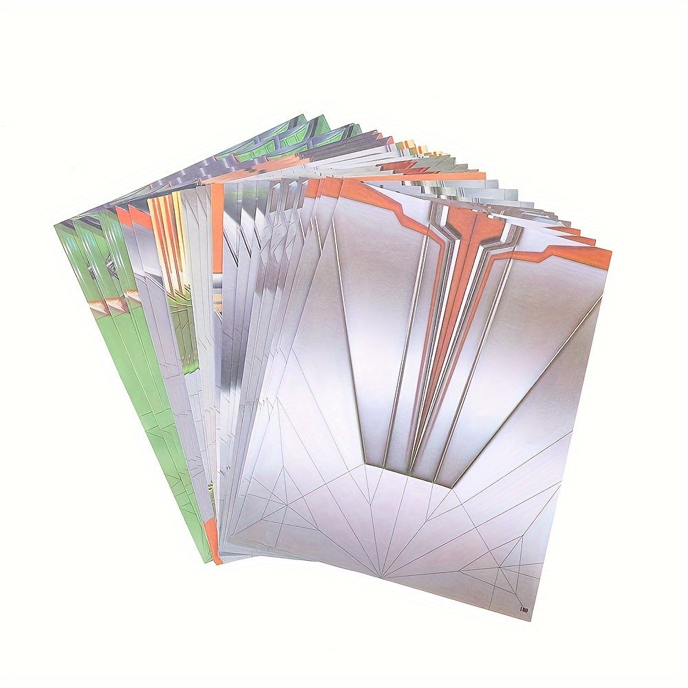 32 Sheets Origami Paper + Book Airplane Instructions