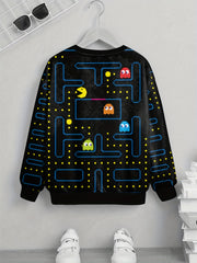 Teens 3D Print Sweatshirt Funny Casual Street Wear