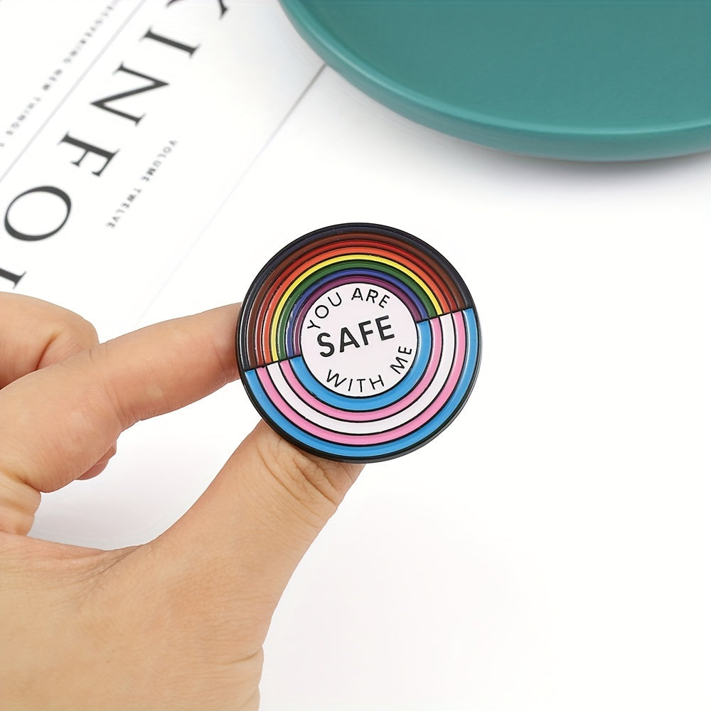Colorful Rainbow Novelty Pin for Kids