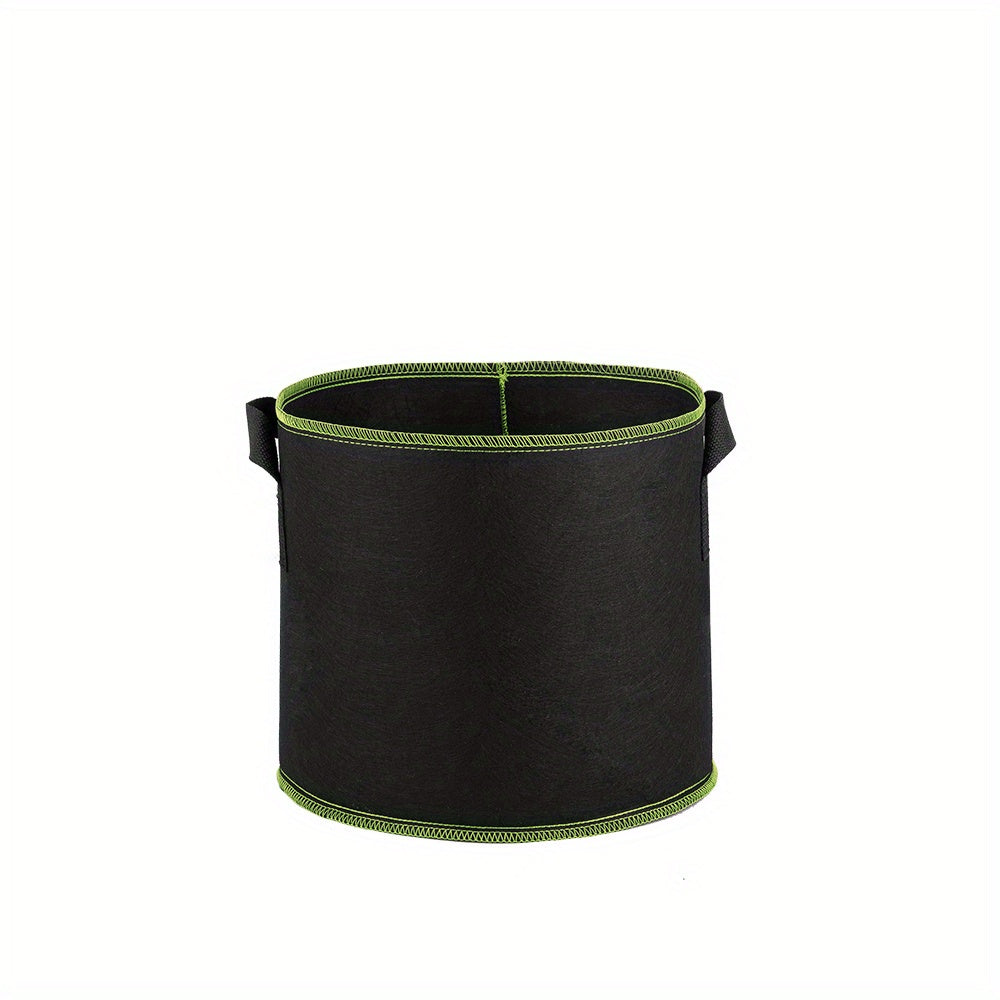 5 Pack Plant Grow Bags Heavy Duty Container Nylon Handles Garden Gardening