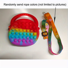 Kid's Heart Shape Anti Stress Messenger Bag