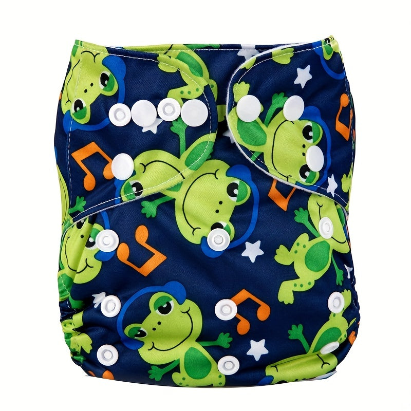 Reusable Baby Cloth Diapers One Size Adjustable Breathable & Washable
