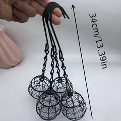 Outdoor Bird Cage Feeder Spring Hanging Bird Feeder Garden Yard Feeder