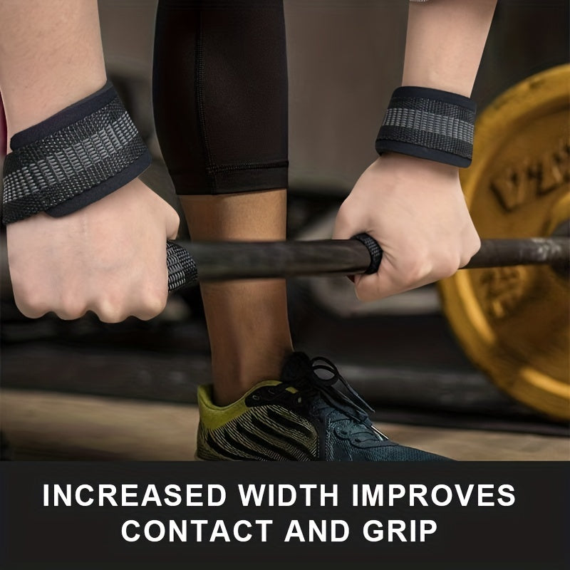 Neoprene Padded Wrist Straps for Weightlifting Bodybuilding Powerlifting