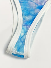 Tie Dye Velvet Bra & Panty Set