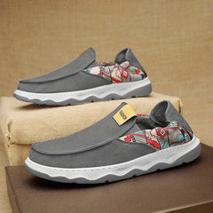 Men's Breathable Slip On Canvas Shoes for Walking