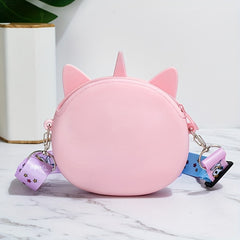 Cartoon Silicone Crossbody Bag Shoulder Bag for Girls