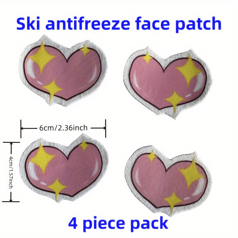 Winter Skiing Outdoor Face Protection Patch 4pcs