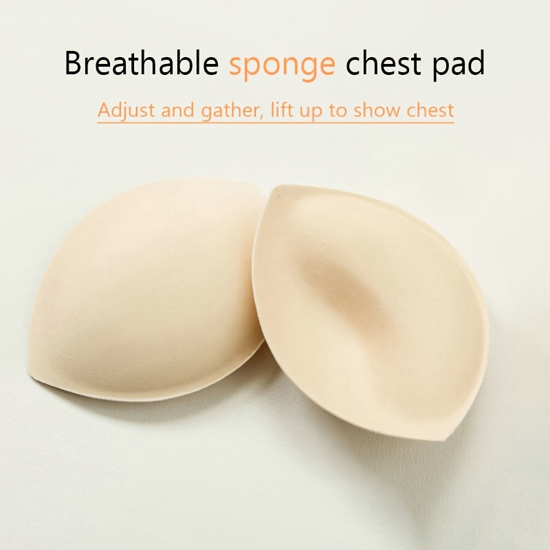 Invisible Sponge Bra Insert Pads - Chest Enhancer for Women's Lingerie