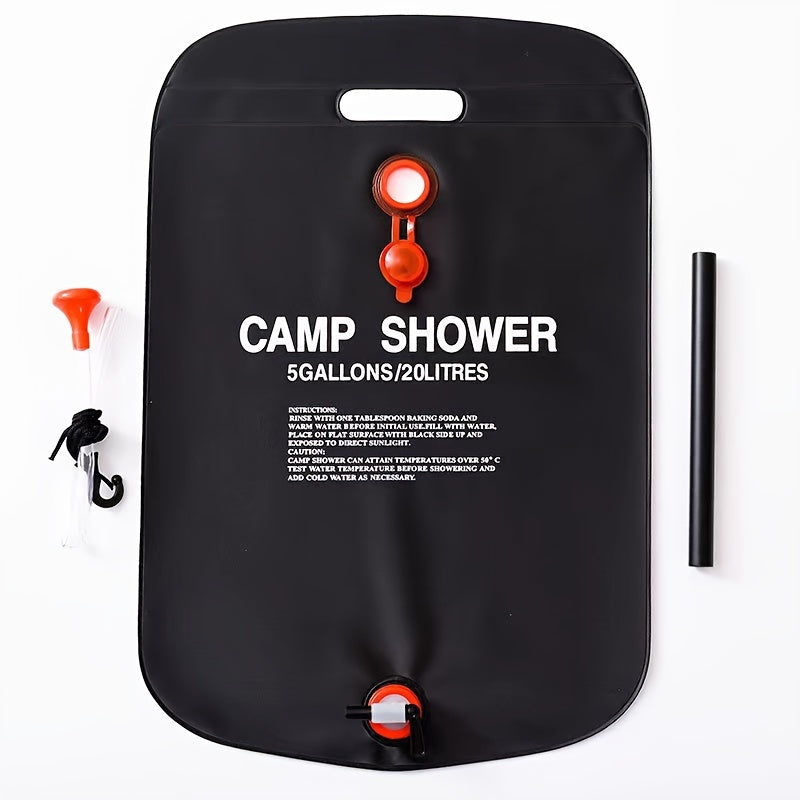 Portable Camping Solar Hot Water Bag for Outdoor Bathing