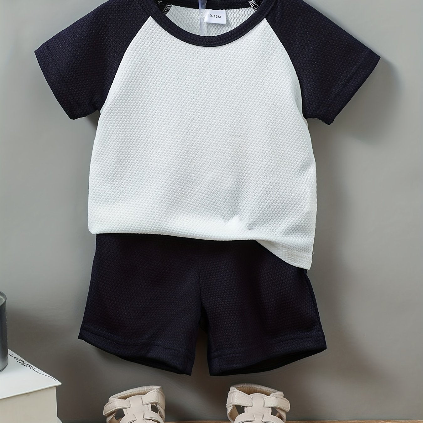 Boys Casual Outfit Set - T Shirt & Shorts - Kids Summer Clothes