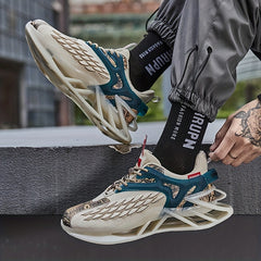Men's Breathable Blade Sneakers Shock Absorption Running Shoes