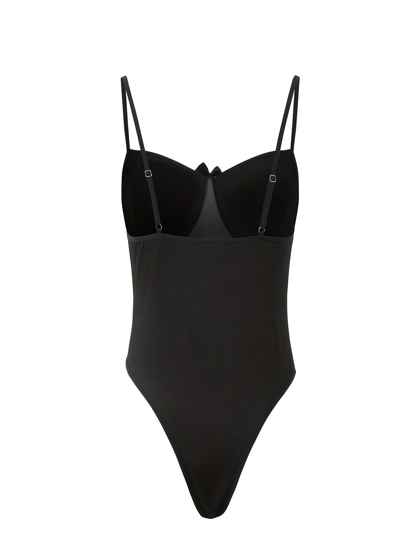 Mesh Crisscross Teddy Bodysuit