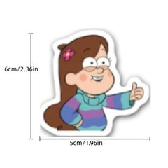 50pcs Cartoon Anime Stickers Waterproof for Travel Phone Case