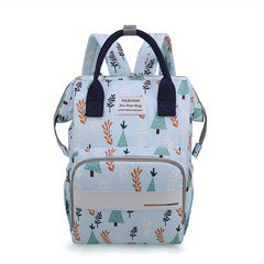 Printed Backpack Mommy Bag Large Capacity Diaper Bag