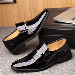 Men's Slip On Dress Shoes Breathable Smart Casual Outdoor Walking Shoes