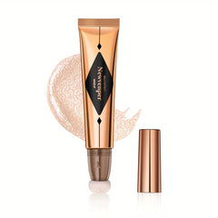 Highlighter Cream with Sponge Applicator for Brightening Makeup