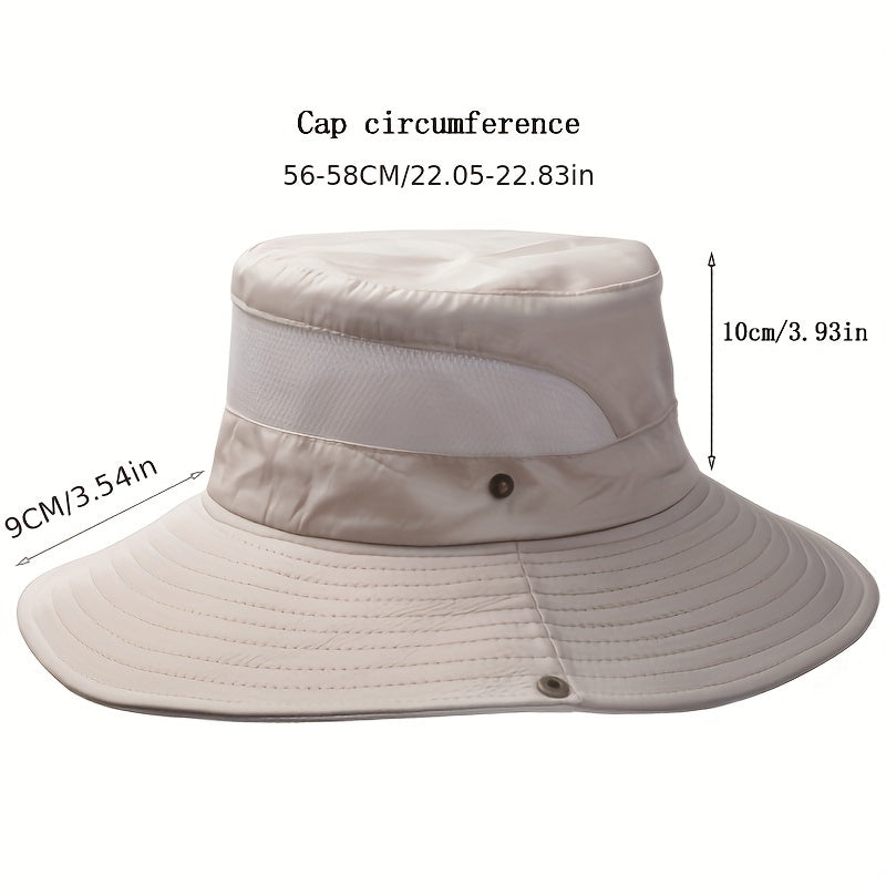 Mesh Breathable Fishing Hat Sunscreen Boonie Hat
