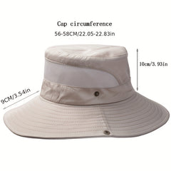 Mesh Breathable Fishing Hat Sunscreen Boonie Hat