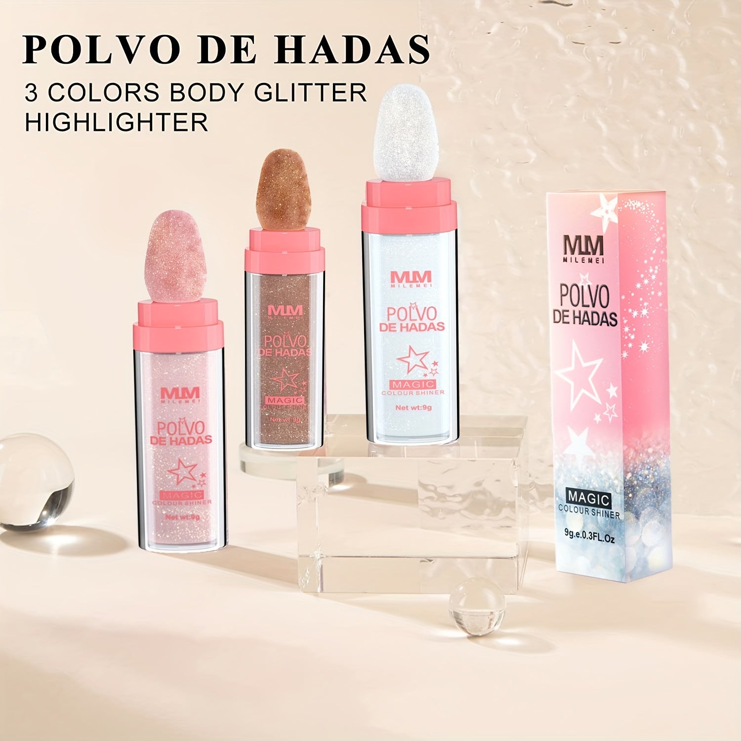 Glitter Highlighter Palette Facial Contouring Makeup Shimmer