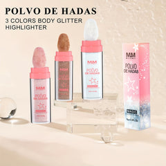 Glitter Highlighter Palette Facial Contouring Makeup Shimmer