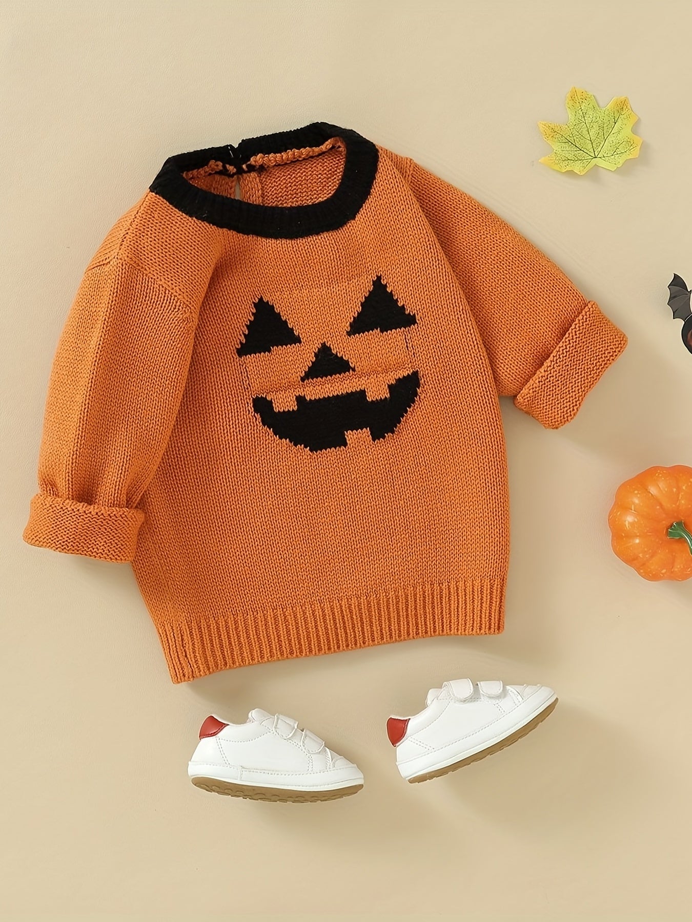 Toddler Knit Sweater Pullover Halloween Party Top