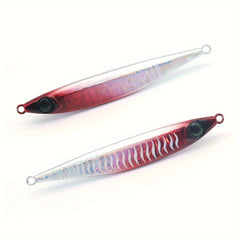 5PCS Deep Sea Fishing Iron Plate Bait Lure Luminous Reflective