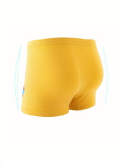 4pcs Boys Teen Cartoon Print Boxer Briefs Clothes