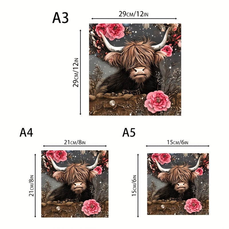 Cow Wooden Jigsaw Puzzle For Advanced Players Special Shapes Creative Birthday