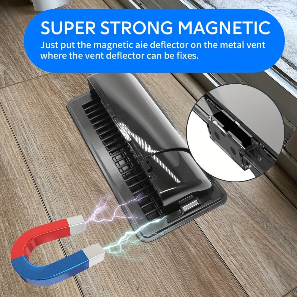 Adjustable Magnetic Air Vent Deflector - Set of 3