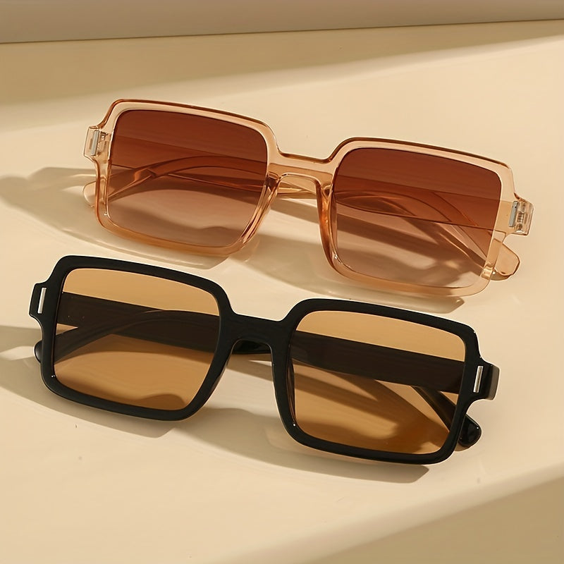 Square Sunglasses UV400 Sun Shades For Vacation Travel