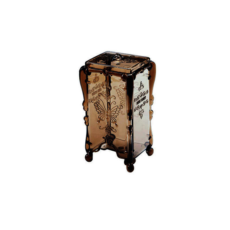 Butterfly Pattern Makeup Pads Holder Dispenser Box Organizer