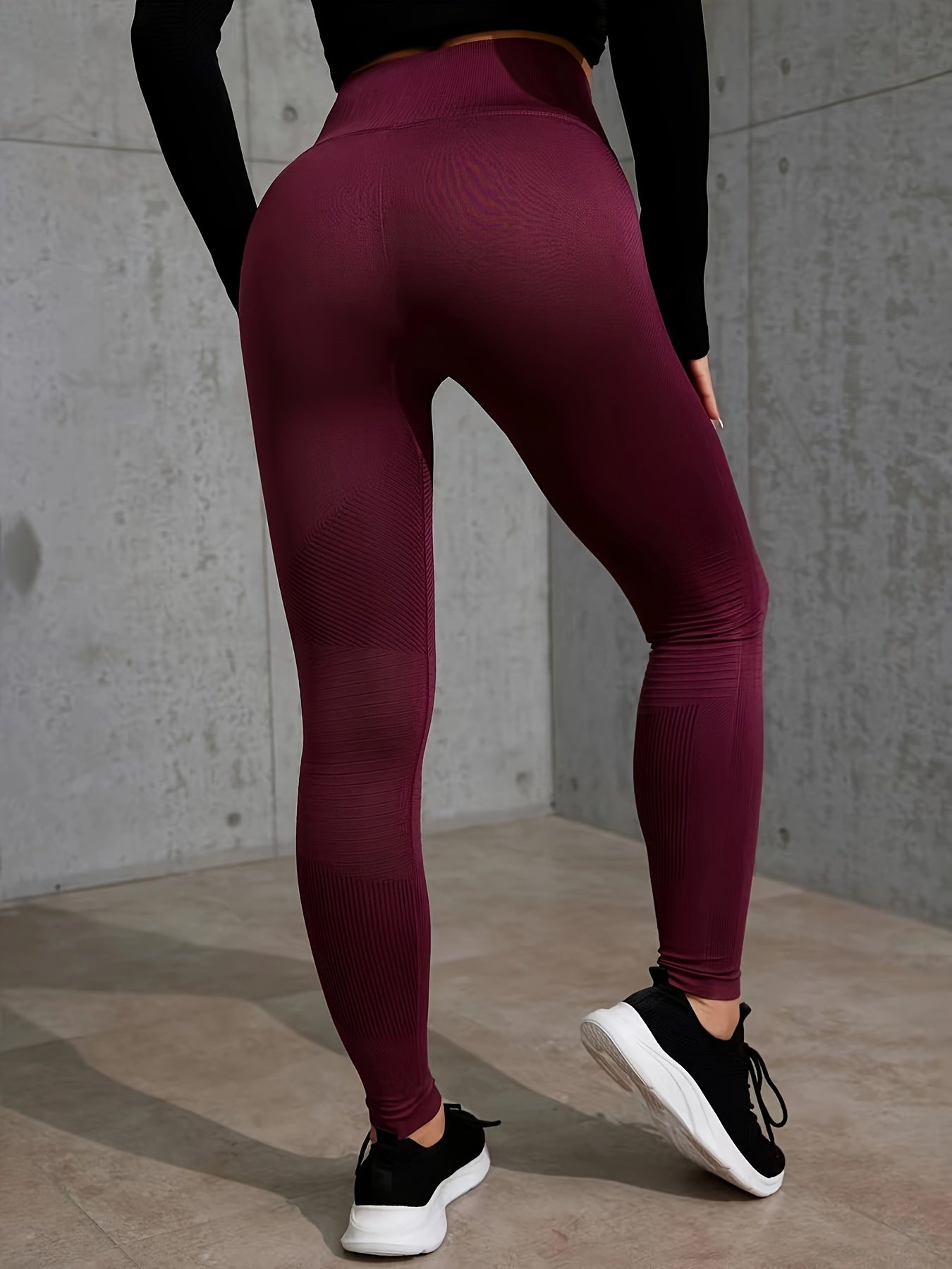 High Waist Tummy Control Fitness Pants Quick Dry Running Yoga Hip Lifting