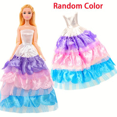 9-Piece Evening Dresses for 29" Dolls with Clothes and Accessories
