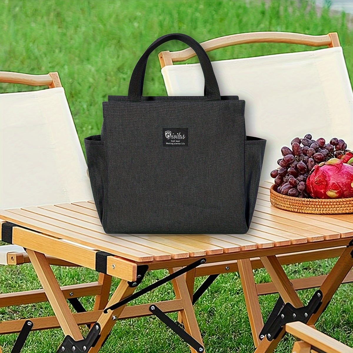 Large Insulated Ice Bag for Outdoor Picnic