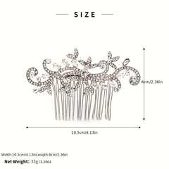 Rhinestone Hair Comb Head Jewelry Hair Accessories for Prom