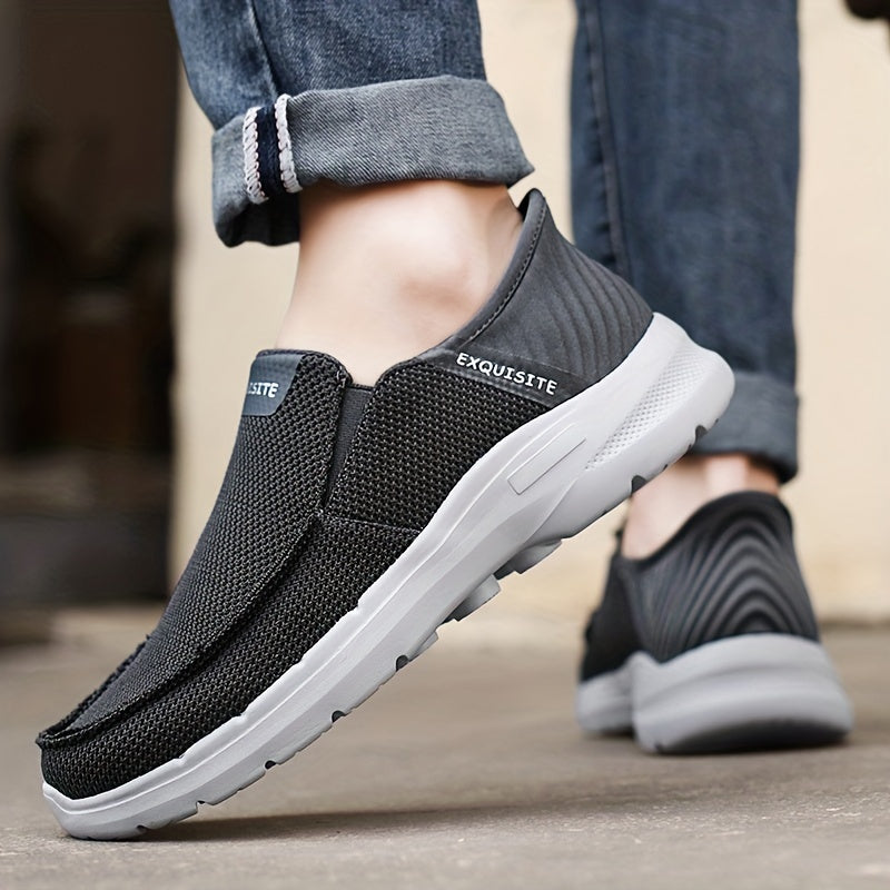 Men's Breathable Lightweight Loafer Shoes Slip On Sneakers Spring Summer