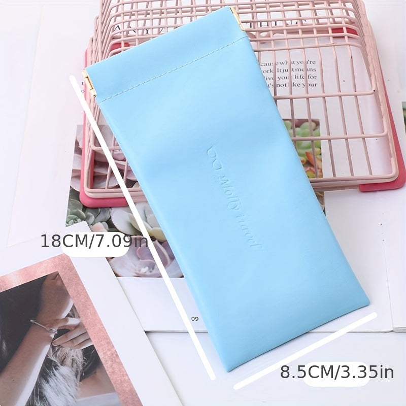Sunglasses Storage Bag Protective Eyeglass Box Automatic Closing