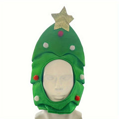 Funny Christmas Tree Top Hat Adorable Headgear Cosplay Decor Gift